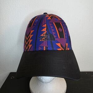 The North Face 92 Rage Ball Cap Aztec Blue Geometric Nylon Lightweight Hat